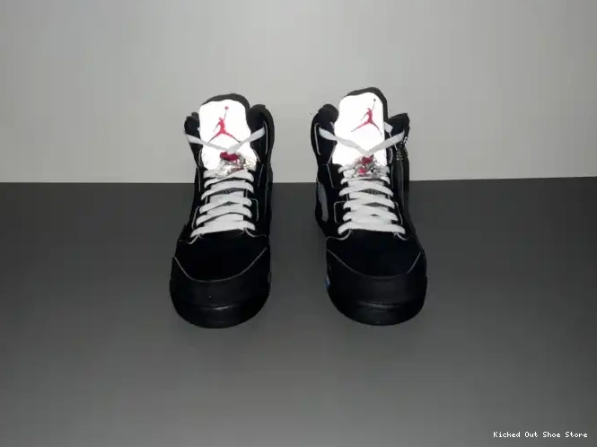 Kick Theory 5 Black Jordan Air Metallic HF3975-001 Reimagined 0605
